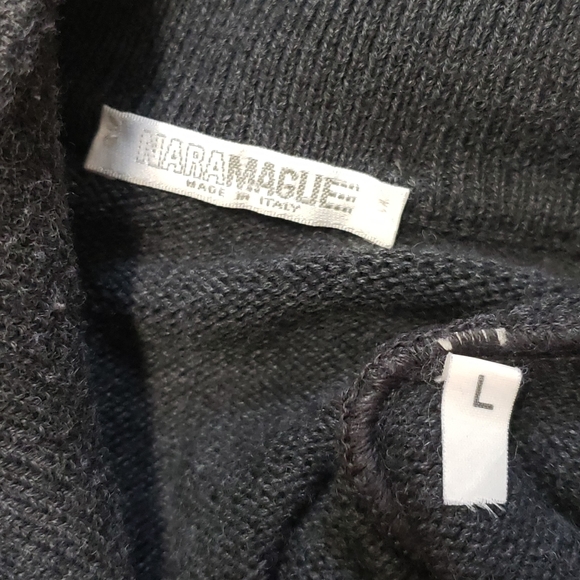 Nara Maglie Merino Wool Blend Cardigan Sweater - Picture 8 of 14